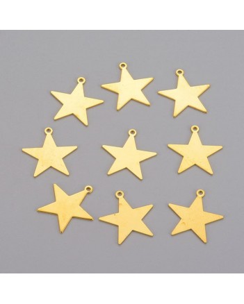 ΜΕΤΑΛΛΙΚΟ ΦΛΑΤ ΑΣΤΕΡΙ ΧΡΥΣΟ ΣΥΣΚΕΥΑΣΙΑ  20ΤΜΧ